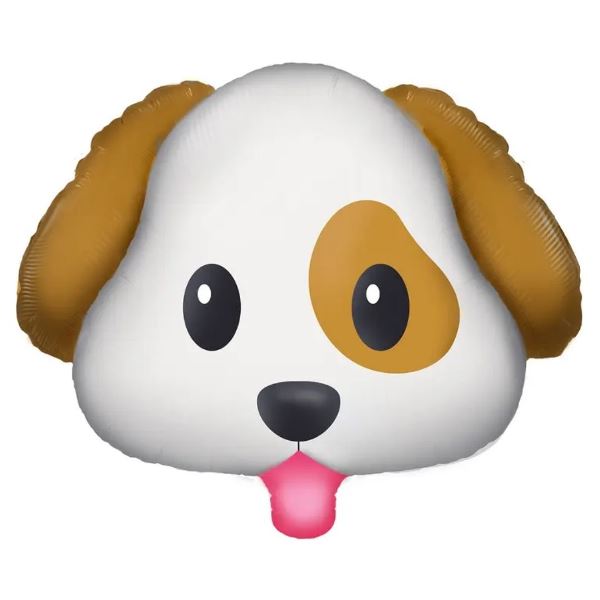 Y Фигура Голова, Щенок 27''/69см шар фольга