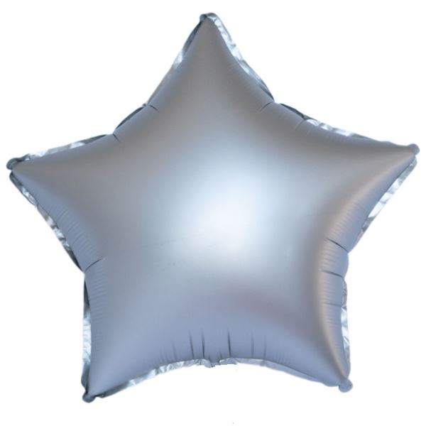 Y Звезда SILVER 18/45см шар фольга