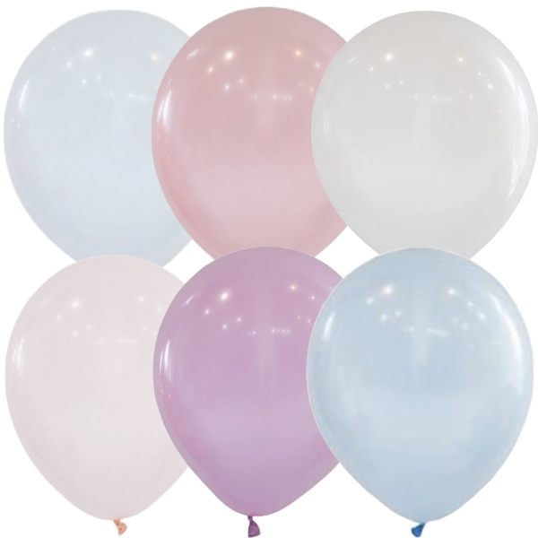 Y 12/30см Пастель Macaroon ассорти 50шт шар латекс