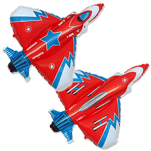 FM Фигура гр.4 И-212 Истребитель красный 72 см х 45 см шар фольга ( Flexmetal S.L., Испания ) FM Фигура гр.4 И-212 Истребитель красный 72 см х 45 см шар фольга ( Flexmetal S.L., Испания )