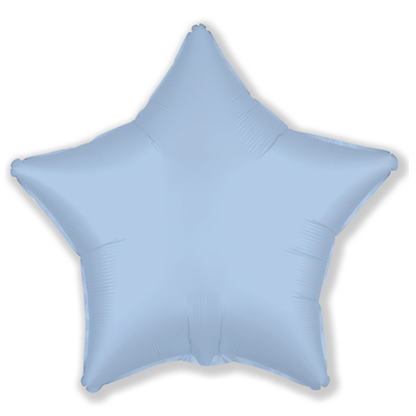 AU Звезда 340 Мистик Голубой 21/52см шар фольга ( Agura, Россия )