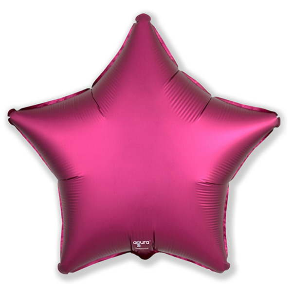 AU Звезда 277 Мистик Гранатовый 19/50см шар фольга ( Agura, Россия )