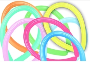 воздушные шары, шары для моделирования, M 270 Пастель для моделирования ассорти 100шт