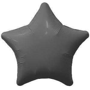 AU Звезда 207 Графит 19/50см шар фольга