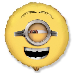 воздушные шарики из фольги для детей, FM Круг И-305 Миньон Стюарт 18/45см шар фольгированный