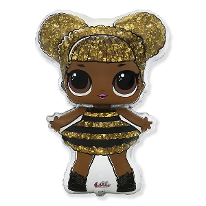 FM Фигура гр.11 И-453 Кукла LOL Королева 87см X 62см шар фольгированный