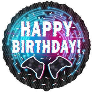 FM Круг И-718 Джойстик 18/45см шар фольга