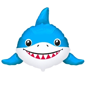 FM Фигура гр.11 Голова акулы 91х56см шар фольга