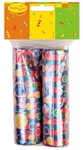 Серпантин бумажный  2ст/18колец Круги