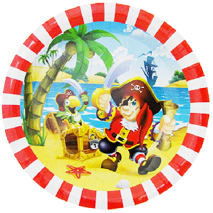 Коллекции Праздничной одноразовой посуды, колпачки, язычки-гудки. Коллекции одноразовой посуды. F 23см Тарелки бумажные ламинированные Вес