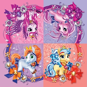 33см X 33см Салфетки Волшебные питомцы 12шт