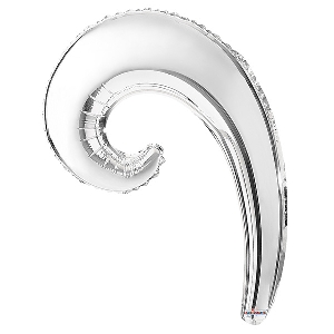 K Волна SILVER 14/36см шар фольга