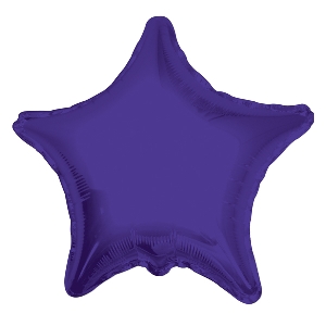 K Звезда VIOLET 18/45см шар фольга