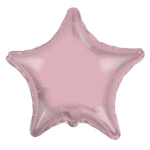 K Звезда BABY PINK 18/45см шар фольга