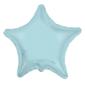 K Звезда BABY BLUE 18/45см шар фольга