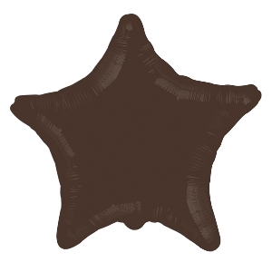 K Звезда CHOCOLATE 18/45см шар фольга