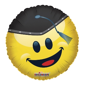 K Круг 765 Смайл Выпускник 18/45см шар фольга