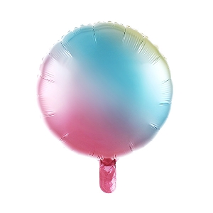 Y Круг 70 Радужный 18/45см 5шт шар фольга
