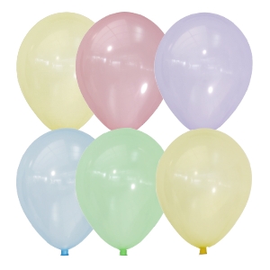 M 9/23см Кристалл Bubble ассорти 100шт шар латекс
