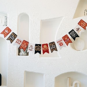 PR Гирлянда флажки Мужская Тема СДР 200см