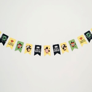 PR Гирлянда флажки Пиксели СДР 200см