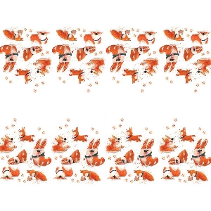 P Скатерть полиэтиленовая Корги 110см X 180см