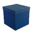 KB Коробка для воздушных шаров Темно-синяя 60 х 60 х 60 см