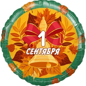 FT Круг 1 Сентября 18/45см шар фольга