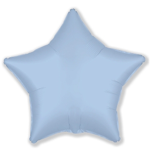 AU Звезда 340 Мистик Голубой 21/52см шар фольга